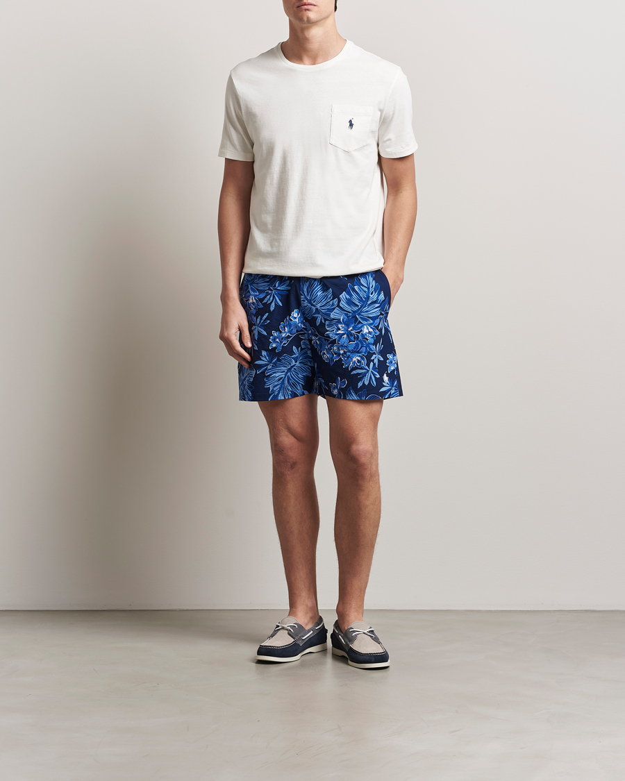 Mies | Uimahousut | Polo Ralph Lauren | Recycled Traveler Seersucker Swimshorts Blue Tropical