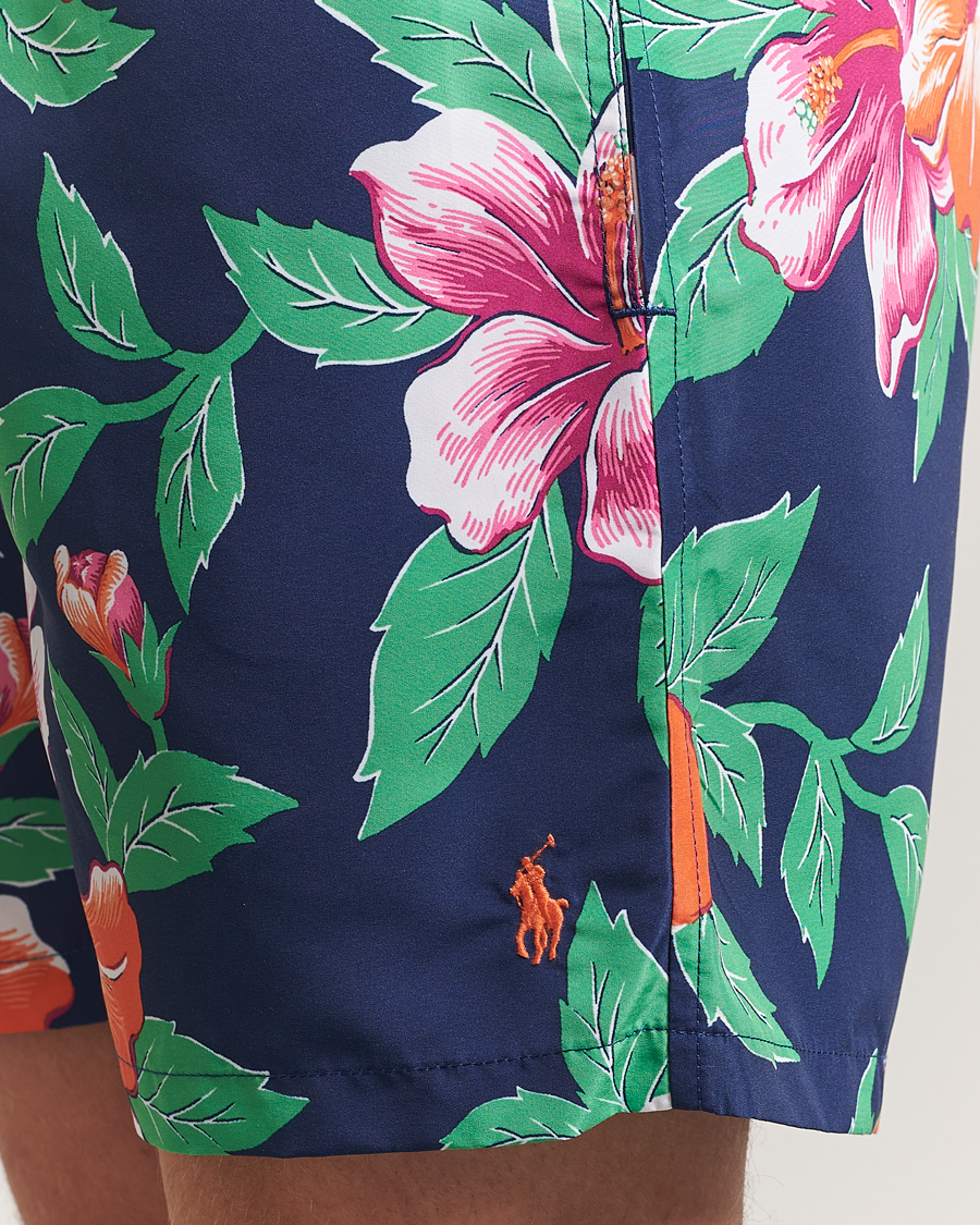 Mies | Uimahousut | Polo Ralph Lauren | Traveler Recycled Swimshorts Iconic Hibiscus Navy