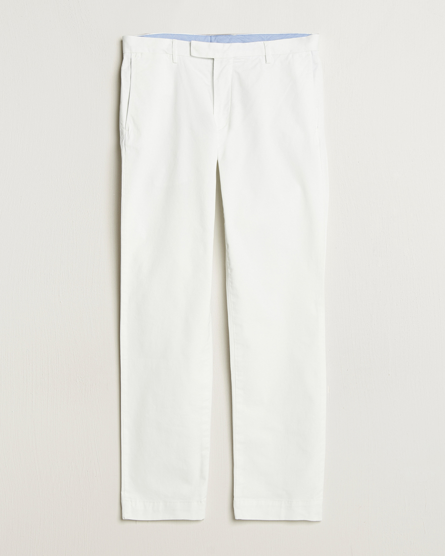 Mies | Housut | Polo Ralph Lauren | Slim Fit Stretch Chinos Deckwash White