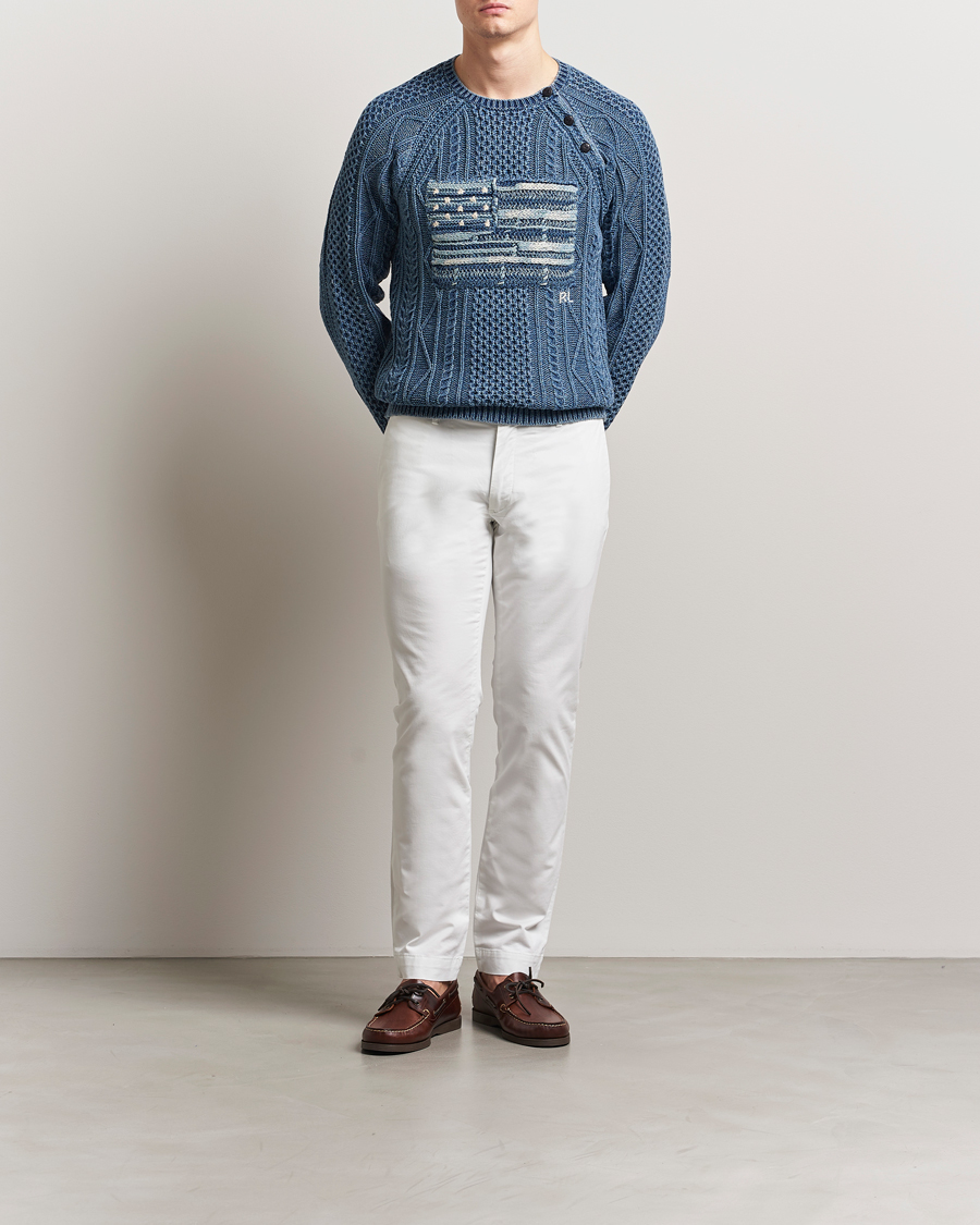 Mies | Housut | Polo Ralph Lauren | Slim Fit Stretch Chinos Deckwash White