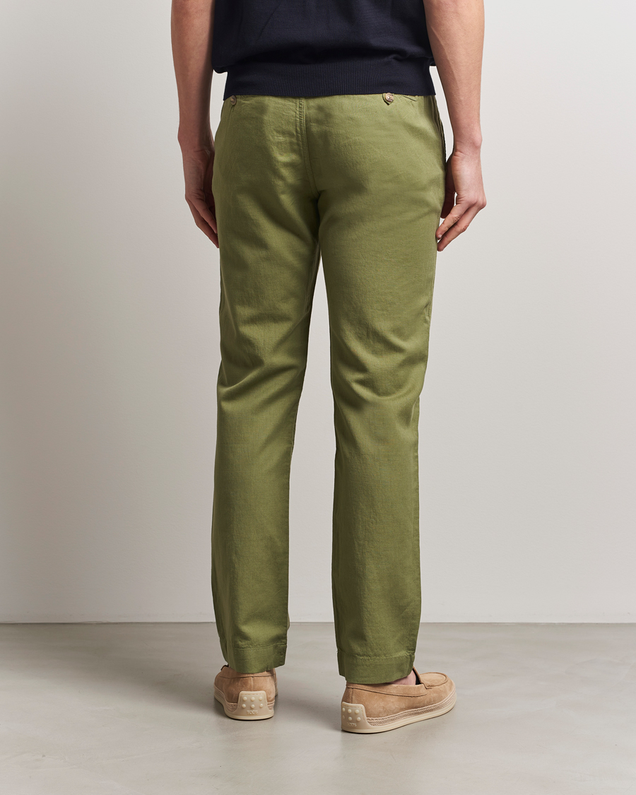Mies | Housut | Polo Ralph Lauren | Cotton/Linen Bedford Chinos Tree Green