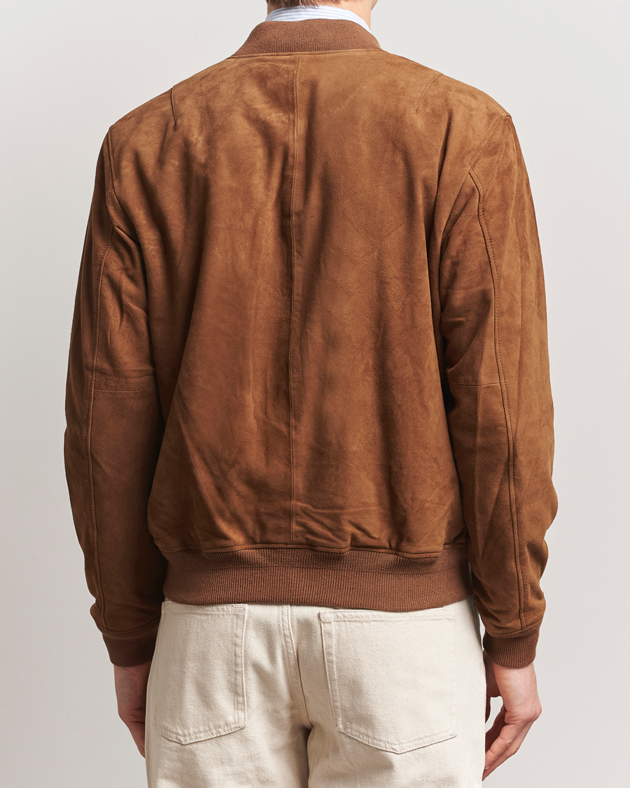 Mies | Takit | Polo Ralph Lauren | Flight Suede Bomber Jacket Country Brown