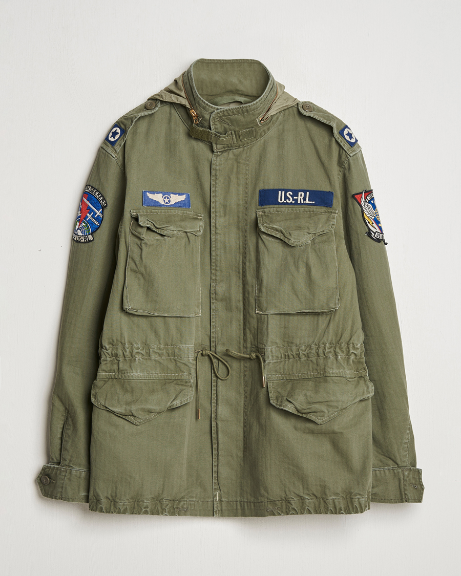 Mies | Takit | Polo Ralph Lauren | Herringbone Field Jacket Olive Mountain