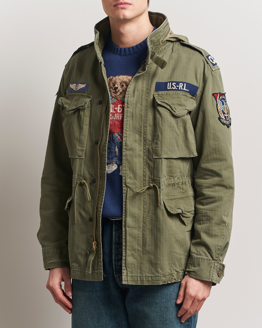 Mies | Takit | Polo Ralph Lauren | Herringbone Field Jacket Olive Mountain