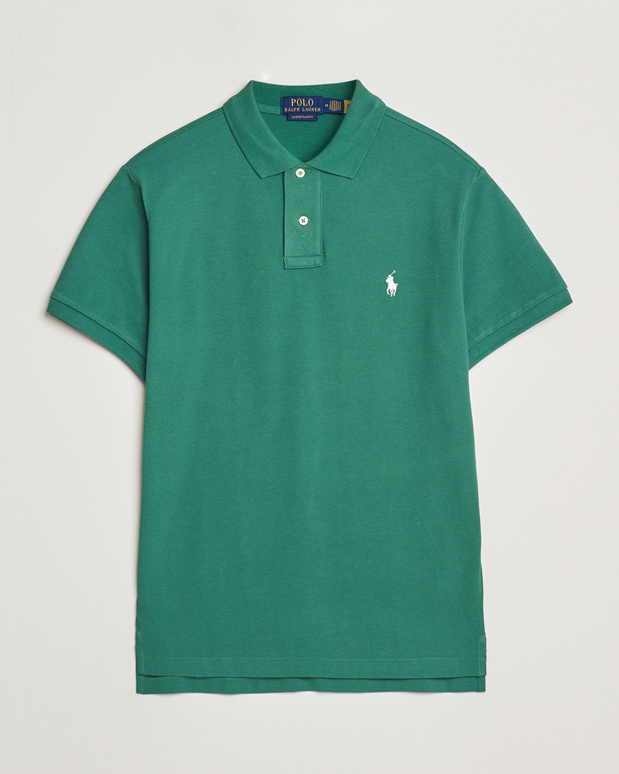 Mies | Pikeet | Polo Ralph Lauren | Custom Slim Fit Polo Antique Green