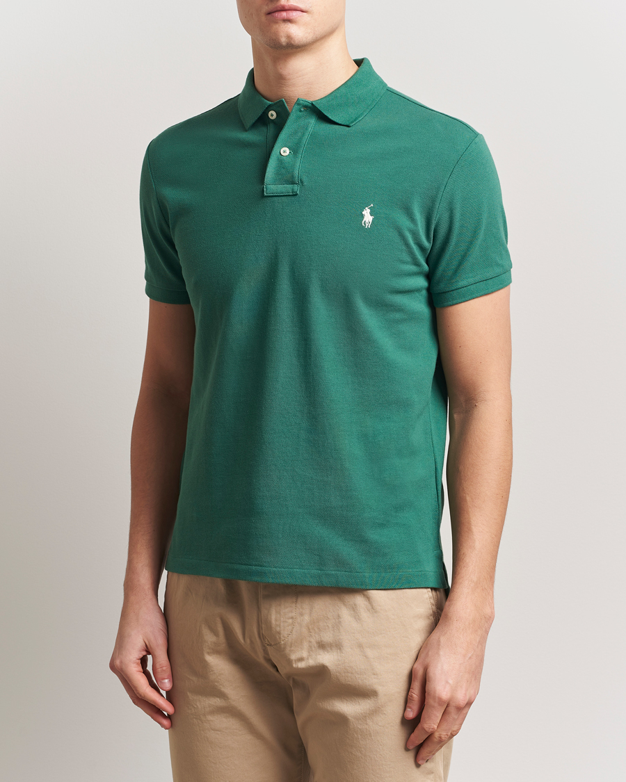 Mies | Pikeet | Polo Ralph Lauren | Custom Slim Fit Polo Antique Green