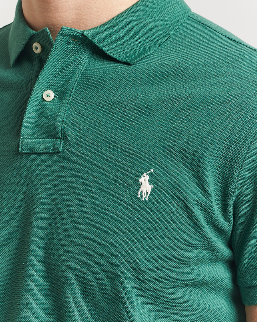 Mies | Pikeet | Polo Ralph Lauren | Custom Slim Fit Polo Antique Green