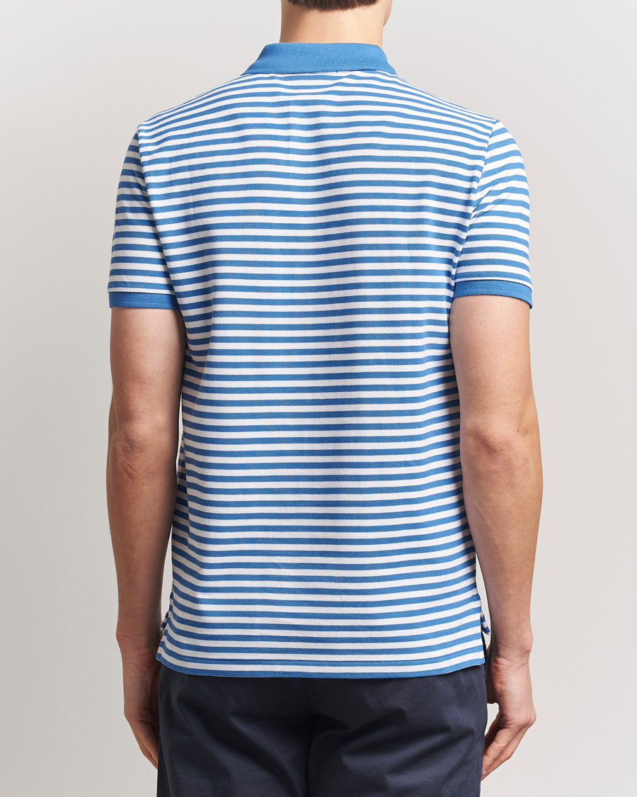 Mies | Pikeet | Polo Ralph Lauren | Custom Slim Fit Striped Polo Embayment Blue/White