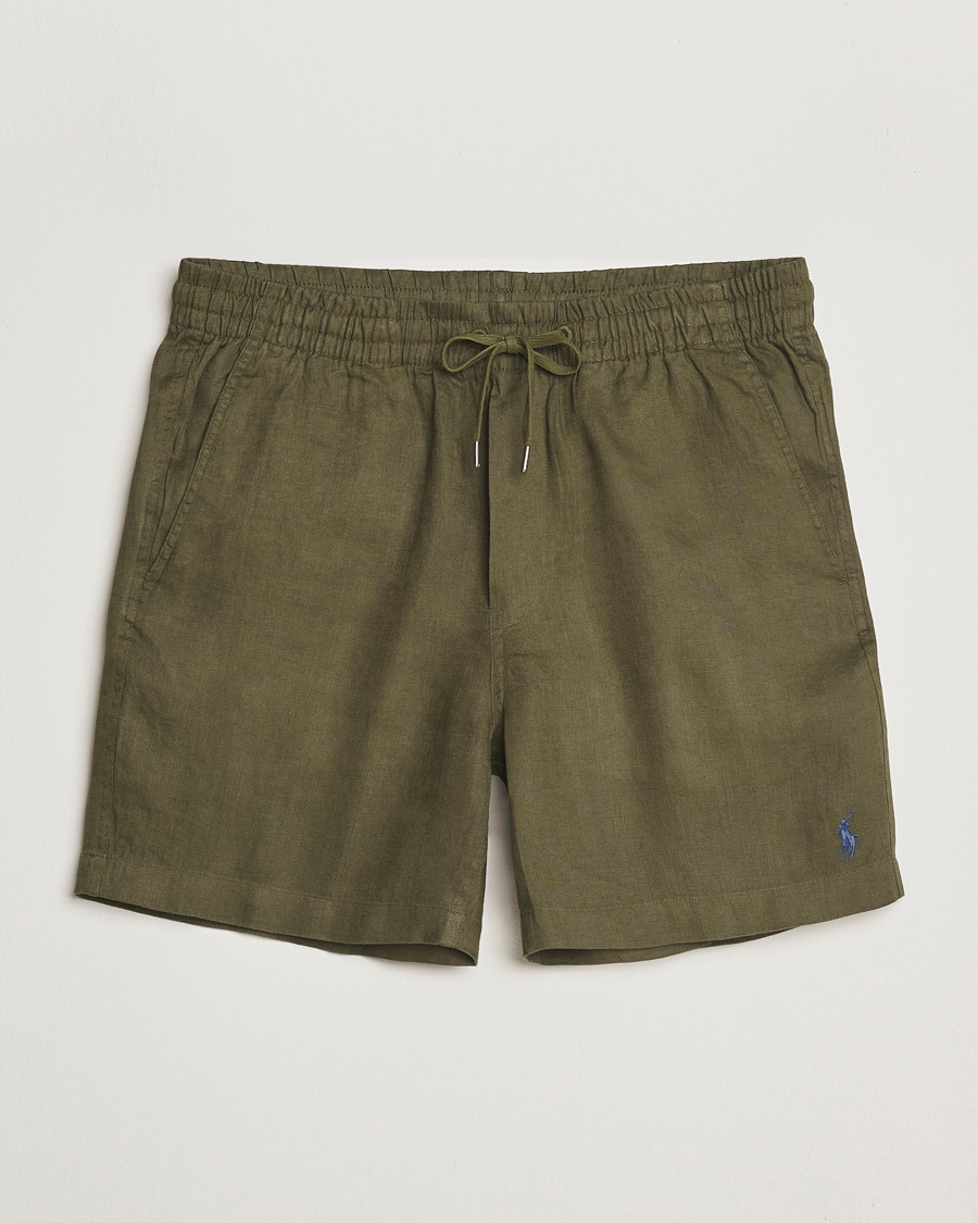 Mies | Shortsit | Polo Ralph Lauren | Prepster Drawstring Linen Shorts New Olive