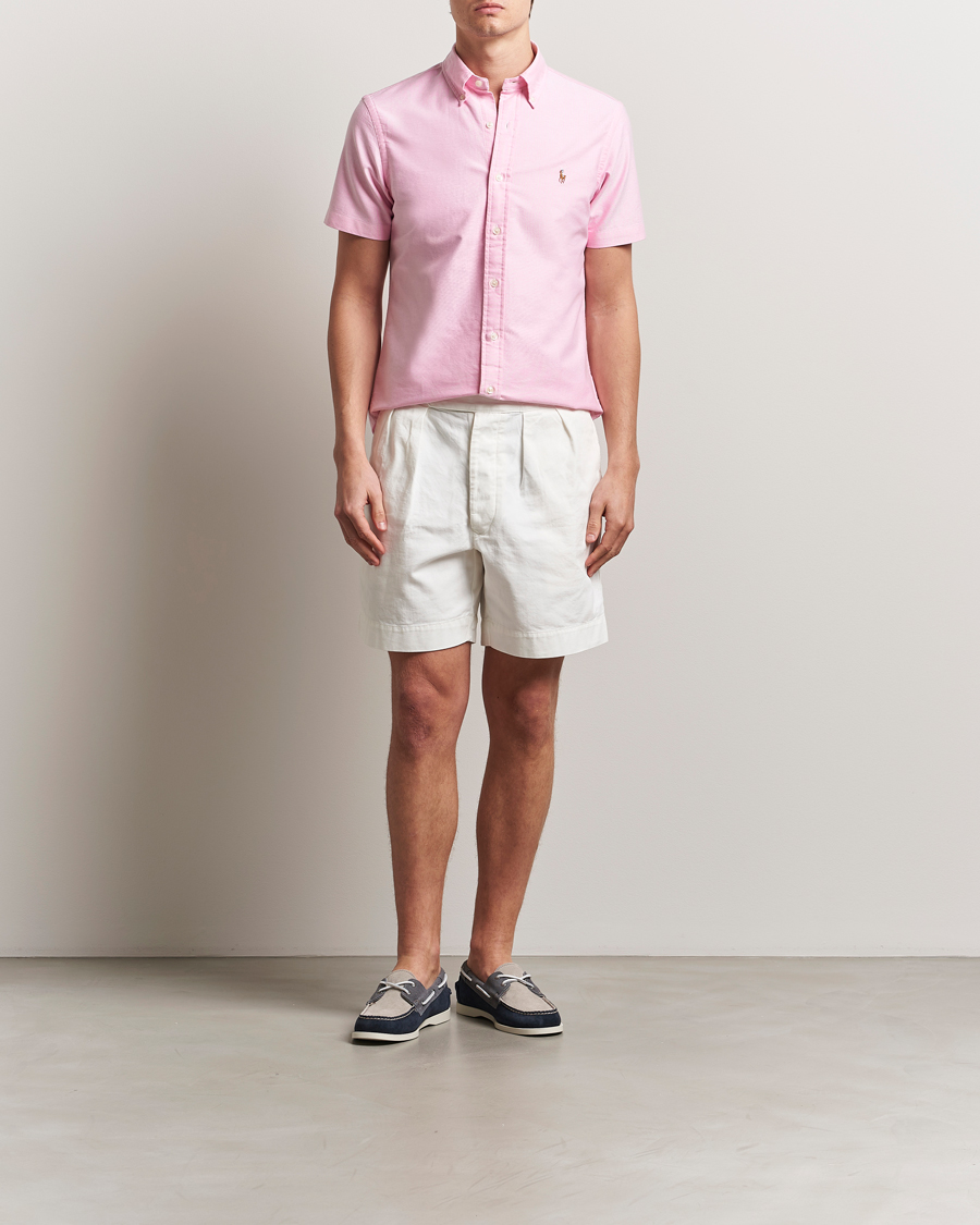 Mies | Kauluspaidat | Polo Ralph Lauren | Short Sleeve Oxford Shirt New Rose