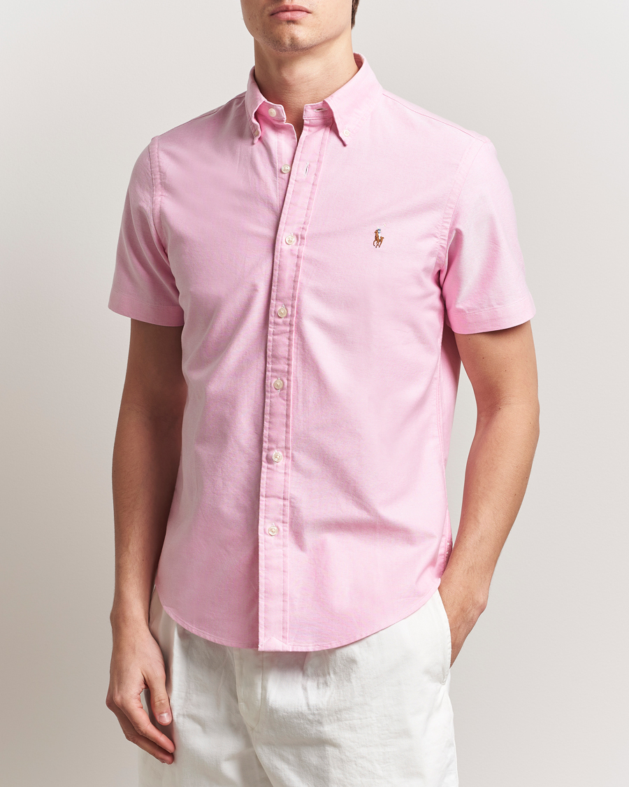 Mies | Kauluspaidat | Polo Ralph Lauren | Short Sleeve Oxford Shirt New Rose