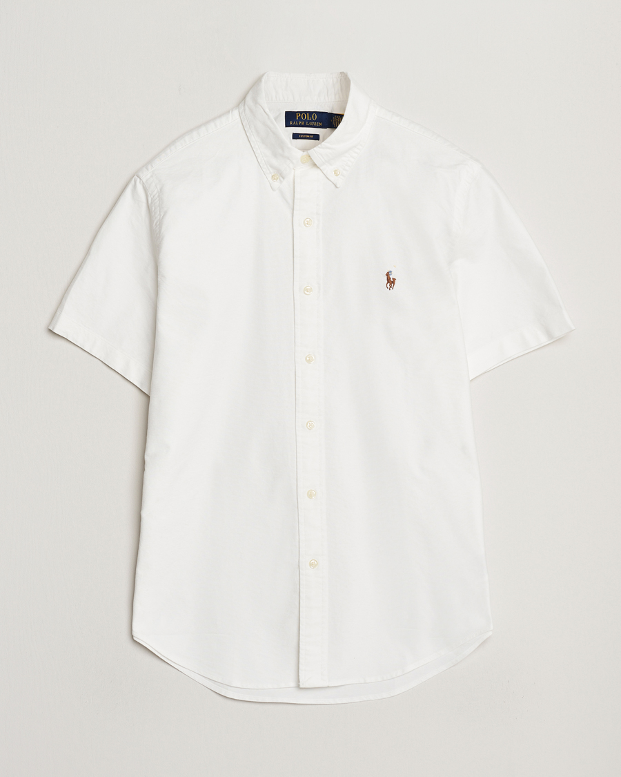 Mies | Kauluspaidat | Polo Ralph Lauren | Short Sleeve Oxford Shirt White