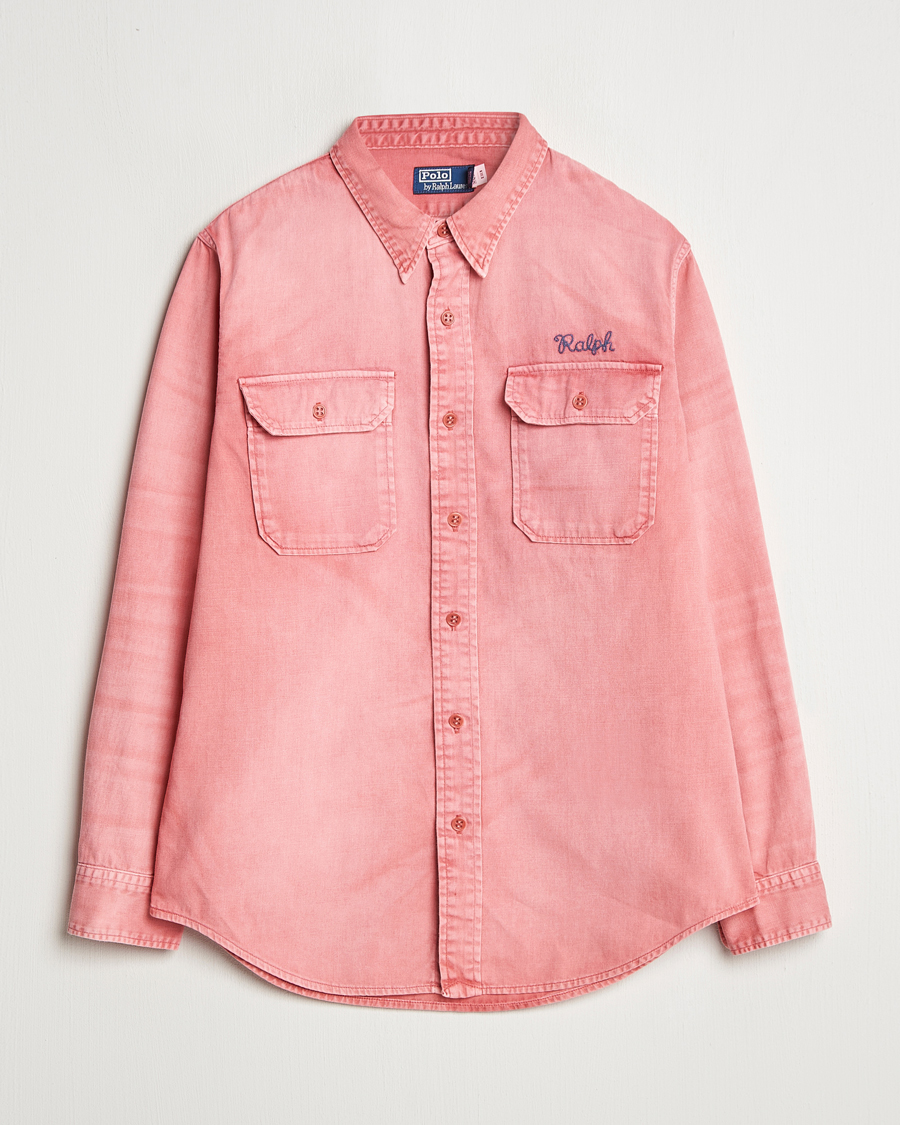 Mies | Kauluspaidat | Polo Ralph Lauren | Garment Dyed Overshirt Nantucket Red