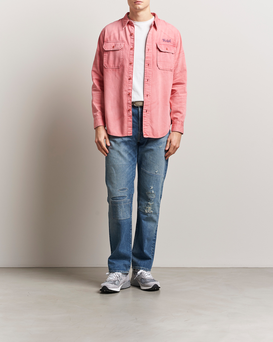 Mies | Kauluspaidat | Polo Ralph Lauren | Garment Dyed Overshirt Nantucket Red