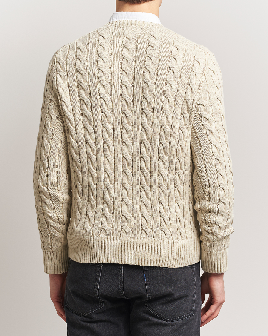 Mies | Puserot | Polo Ralph Lauren | Cotton Cable Pullover Natural