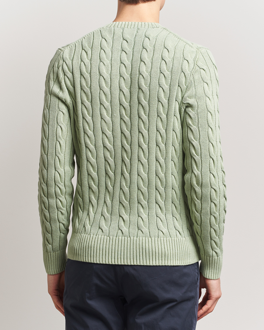 Mies | Puserot | Polo Ralph Lauren | Cotton Cable Pullover Greenstone