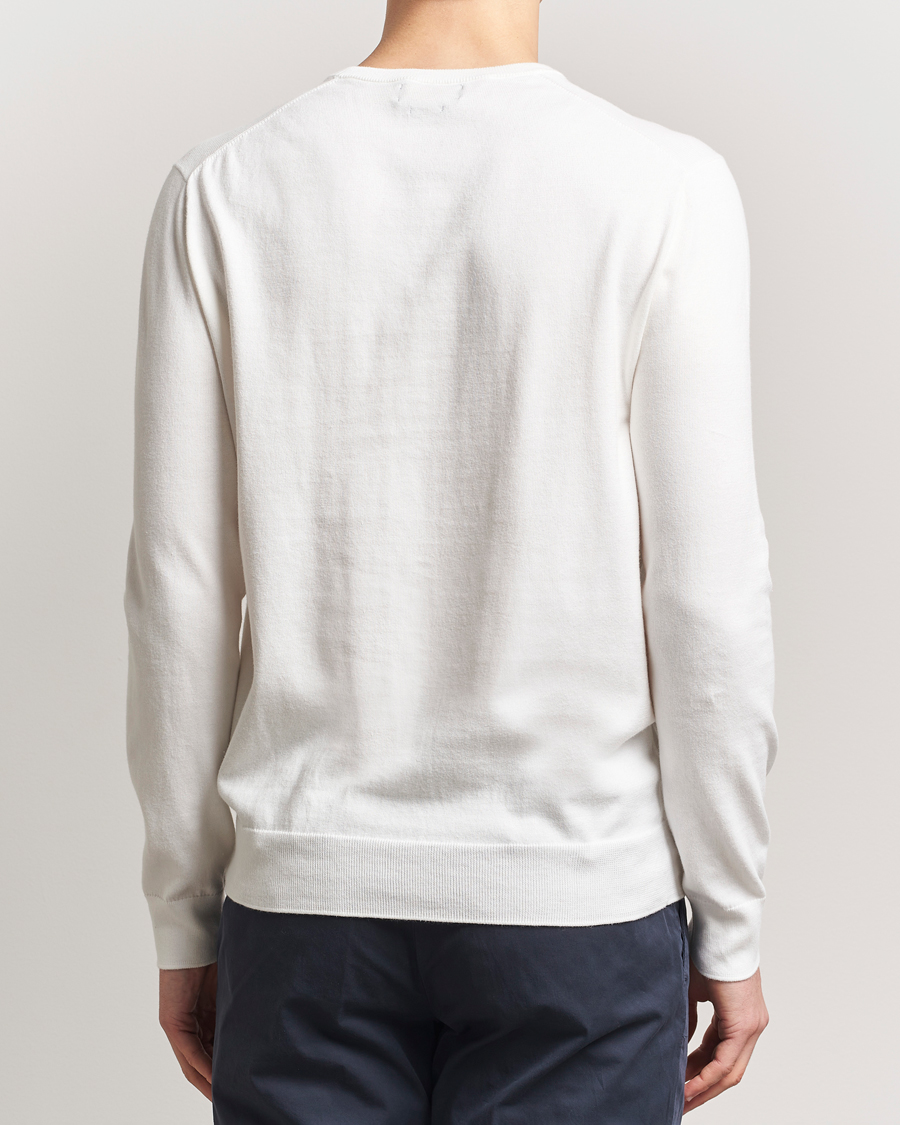 Mies | Puserot | Polo Ralph Lauren | Cotton Crew Neck Sweater Deckwash White