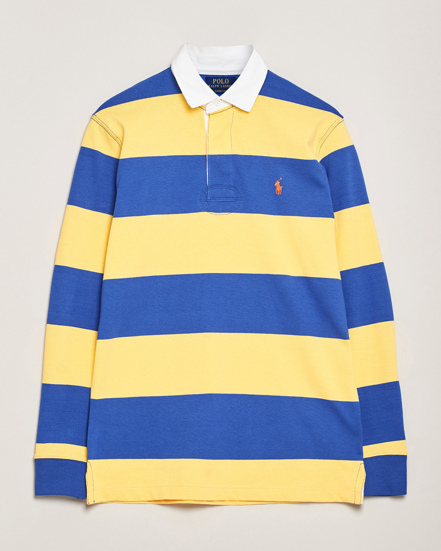 Mies | Puserot | Polo Ralph Lauren | Barstriped Rugger Yellow/Blue