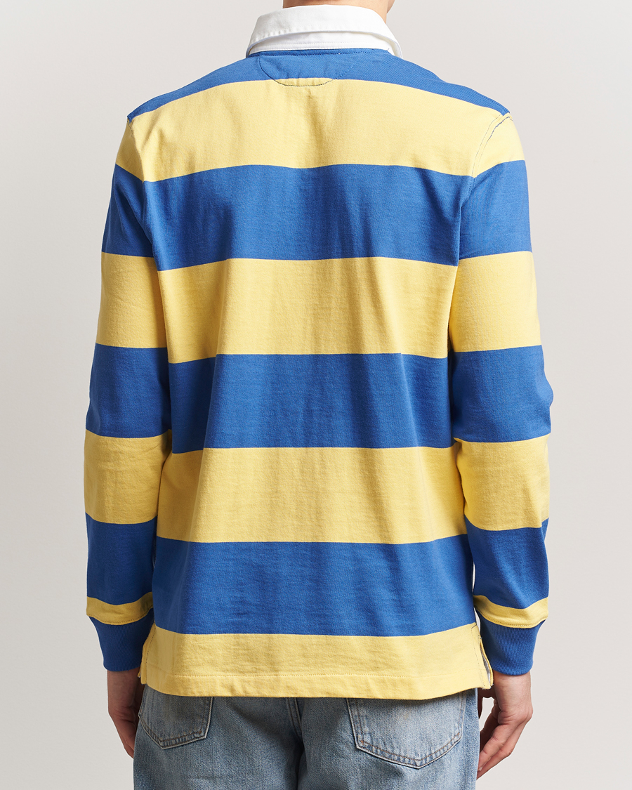 Mies | Puserot | Polo Ralph Lauren | Barstriped Rugger Yellow/Blue