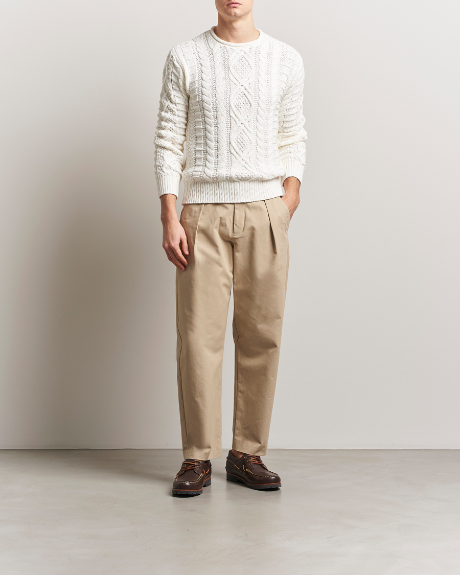 Mies | Puserot | Polo Ralph Lauren | Cotton Pullover Deckwash White