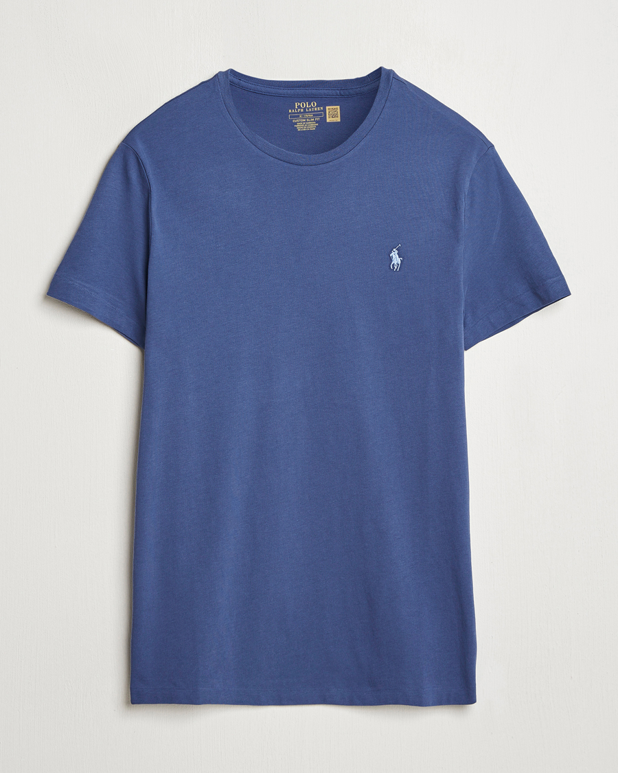 Mies | T-paidat | Polo Ralph Lauren | Crew Neck T-Shirt Light Navy