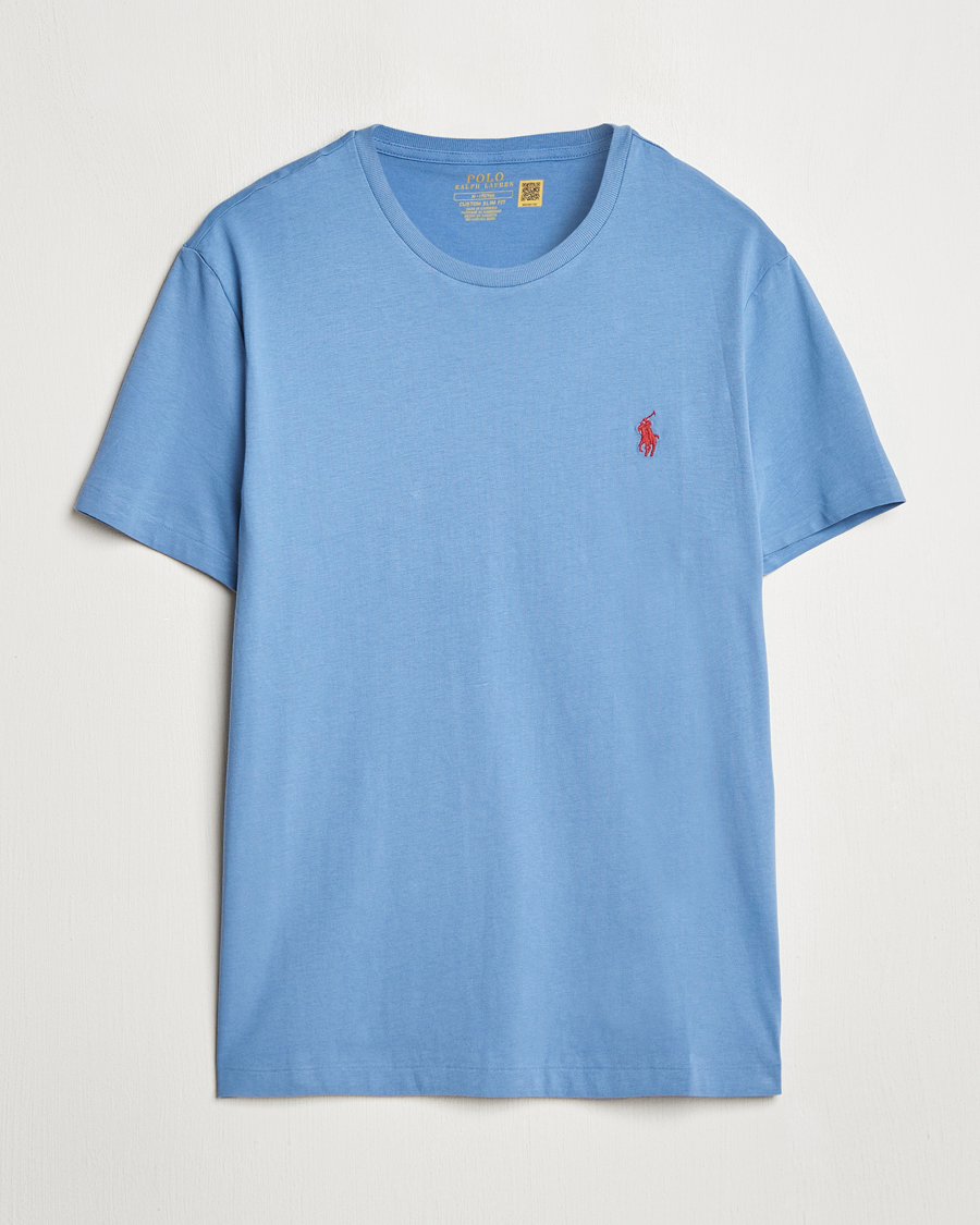 Mies | T-paidat | Polo Ralph Lauren | Crew Neck T-Shirt Campus Blue