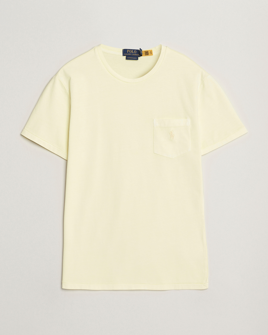 Mies | T-paidat | Polo Ralph Lauren | Crew Neck Pocket T-Shirt Lime
