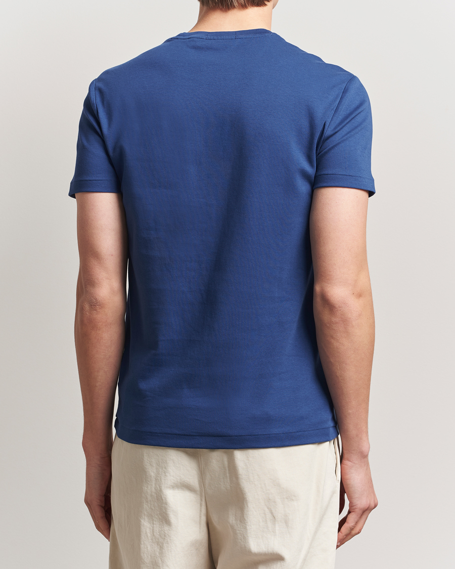 Mies | T-paidat | Polo Ralph Lauren | Luxury Pima Cotton Crew Neck T-Shirt Annapolis Blue