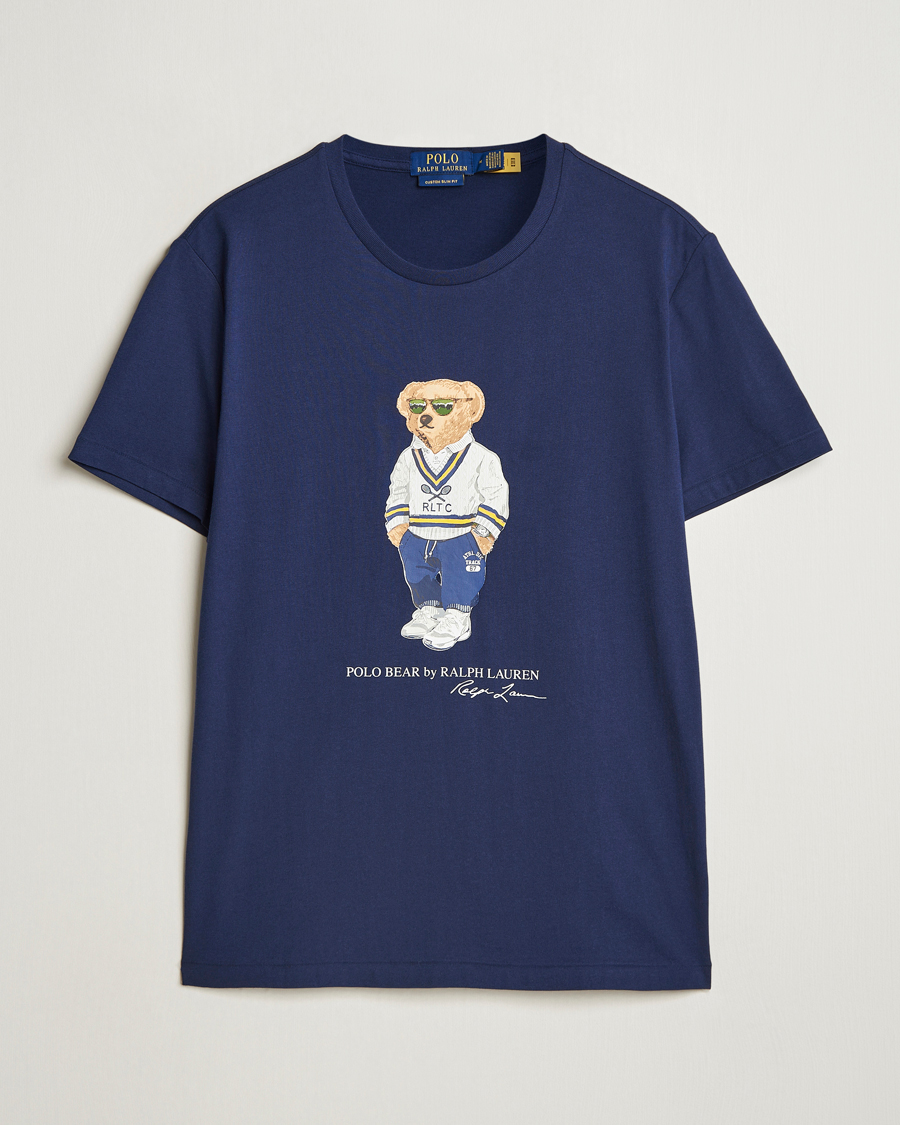 Mies | T-paidat | Polo Ralph Lauren | Denim Bear Crew Neck T-Shirt Newport Navy