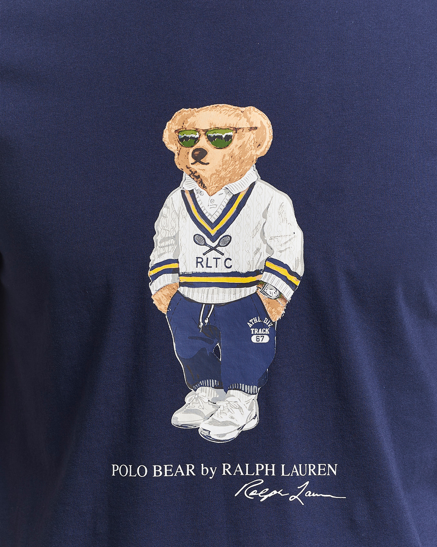 Mies | T-paidat | Polo Ralph Lauren | Denim Bear Crew Neck T-Shirt Newport Navy