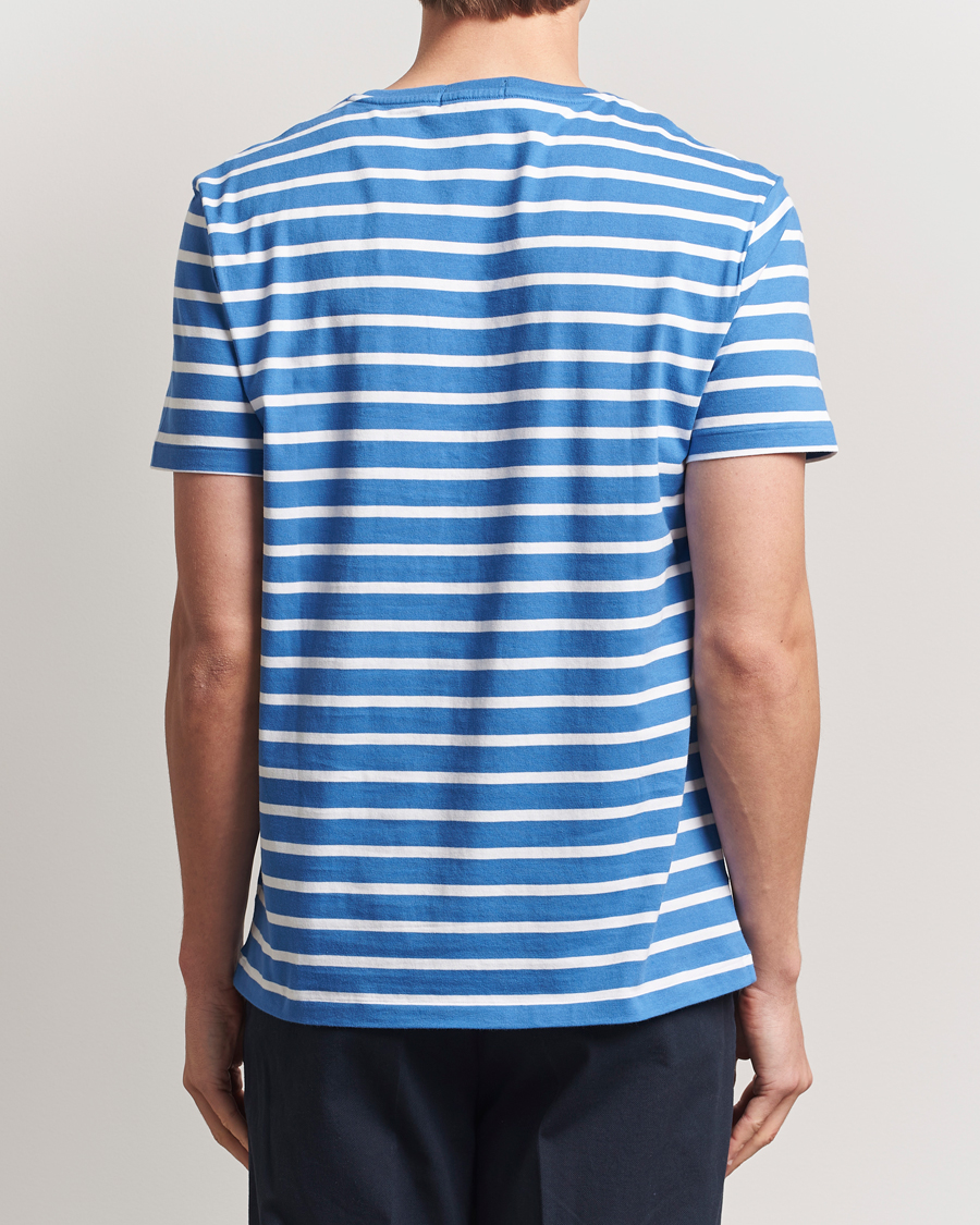 Mies | T-paidat | Polo Ralph Lauren | Custom Slim Fit Striped T-Shirt Embayment Blue/White