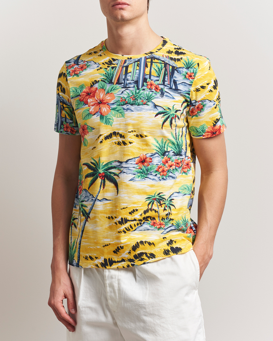 Mies | T-paidat | Polo Ralph Lauren | Custom Slim Fit Striped T-Shirt Surf Shack