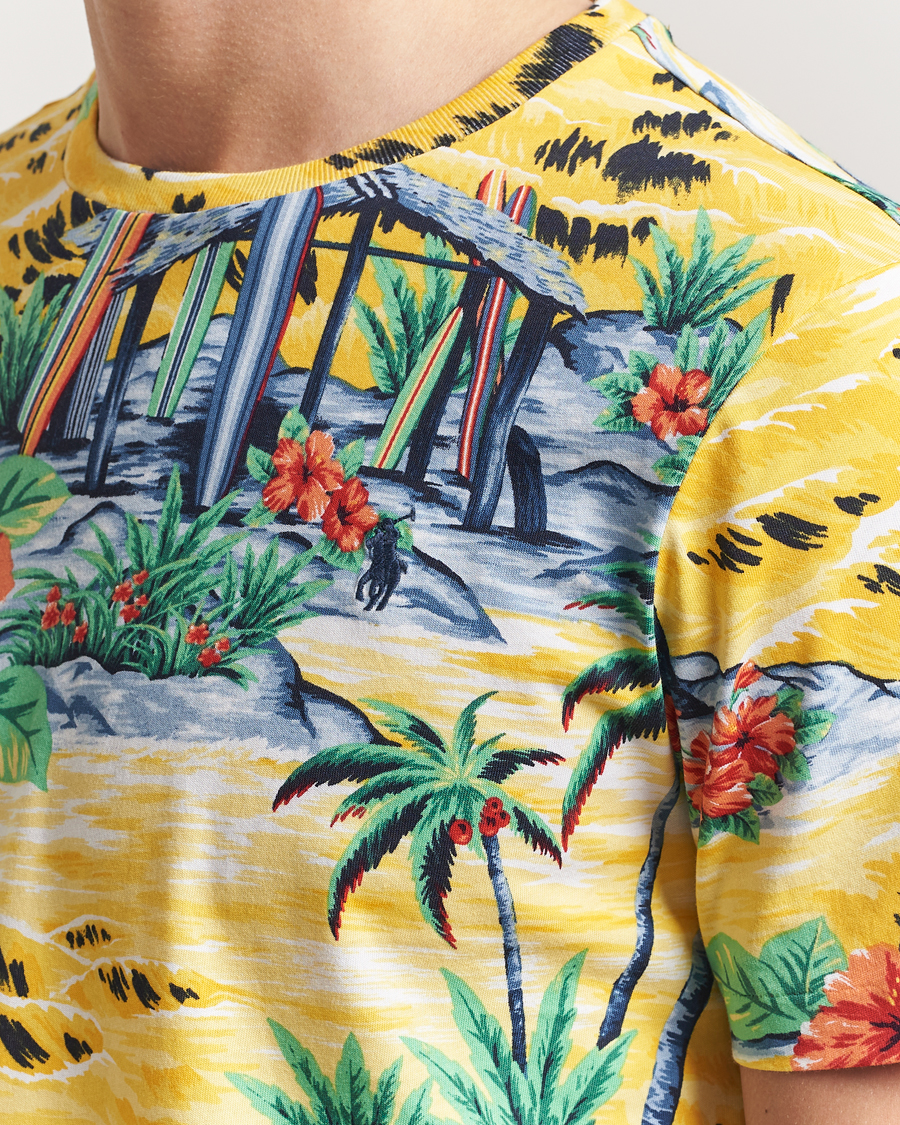 Mies | T-paidat | Polo Ralph Lauren | Custom Slim Fit Striped T-Shirt Surf Shack