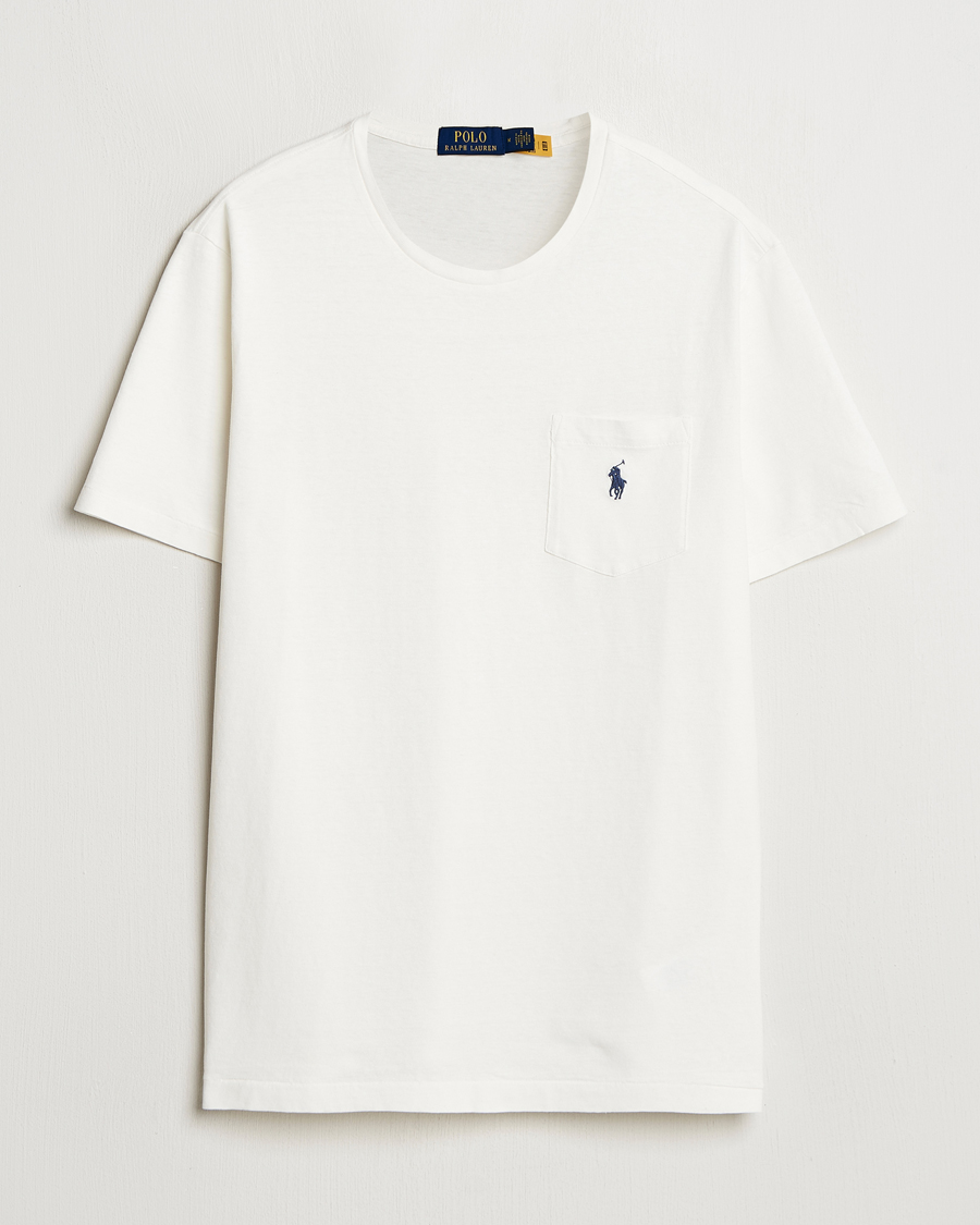 Mies | T-paidat | Polo Ralph Lauren | Cotton Linen T-Shirt Nevis