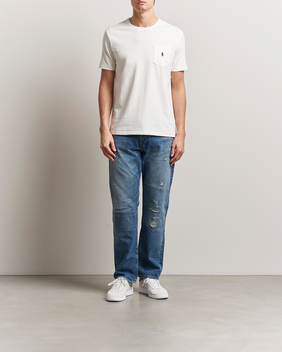 Mies | T-paidat | Polo Ralph Lauren | Cotton Linen T-Shirt Nevis
