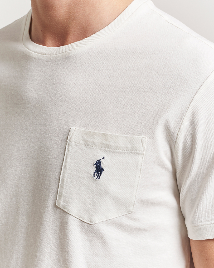Mies | T-paidat | Polo Ralph Lauren | Cotton Linen T-Shirt Nevis