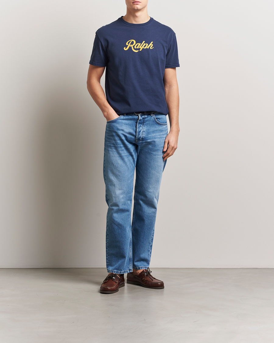 Mies | T-paidat | Polo Ralph Lauren | Printed Ralph T-Shirt Navy