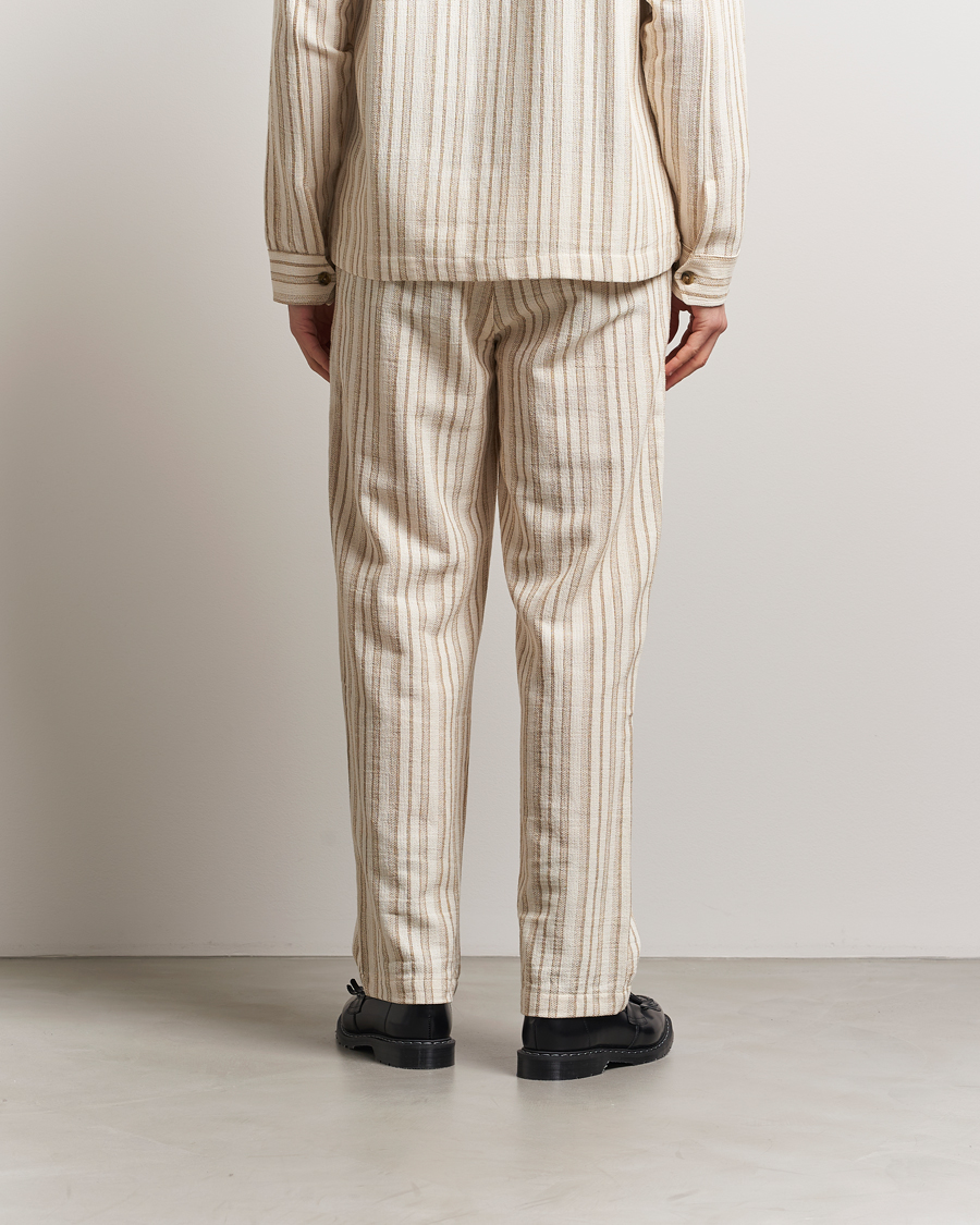 Mies | Housut | LES DEUX | Houston Stripe Cotton Pants Ivory