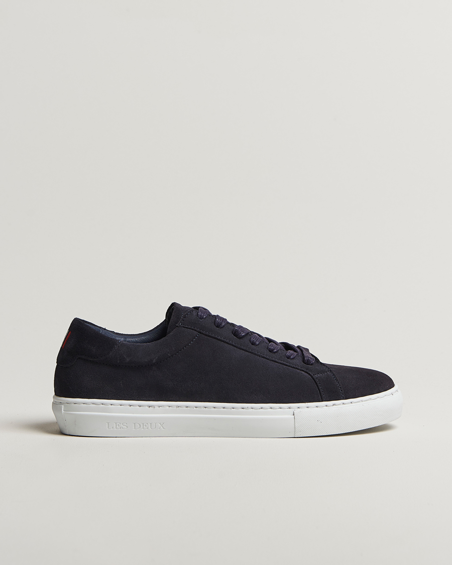 Mies | Tennarit | LES DEUX | Theodor Suede Sneakers Navy