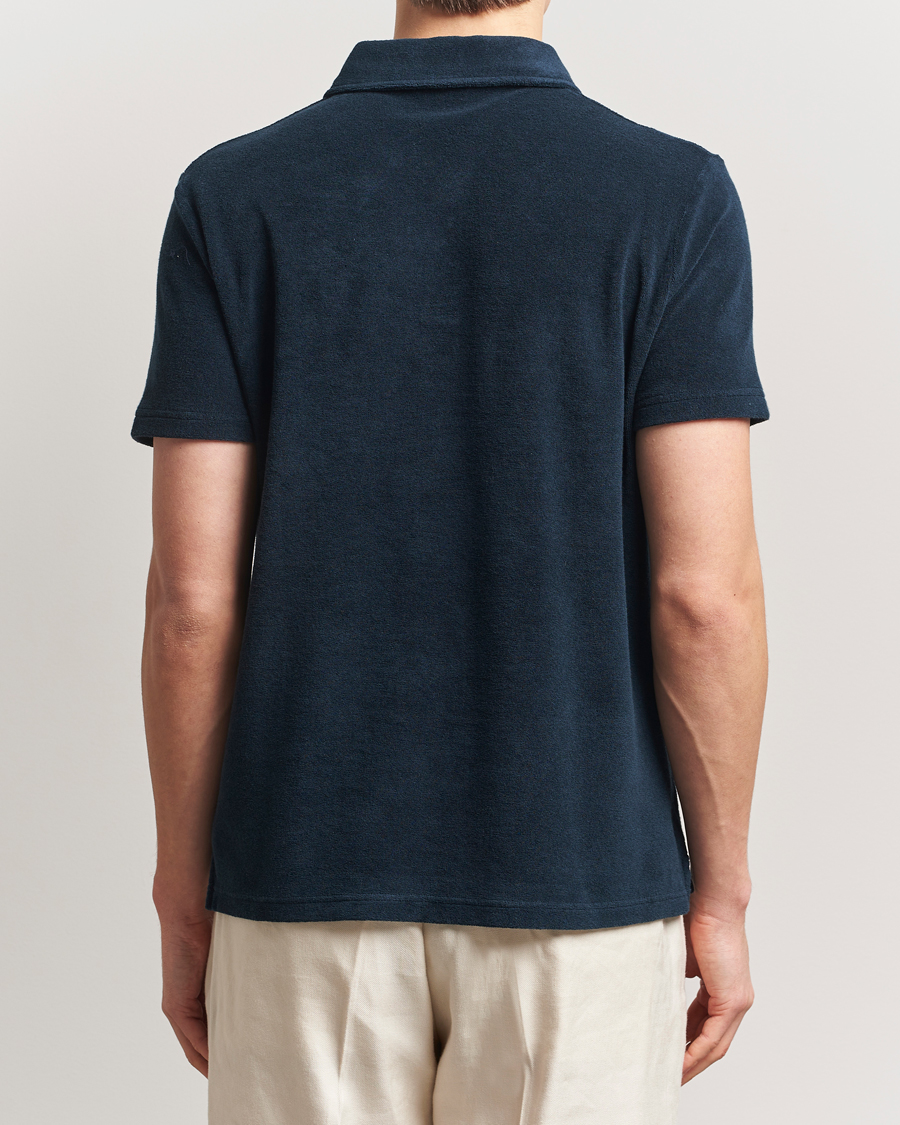 Mies | Pikeet | Altea | Terry Cotton Polo Navy
