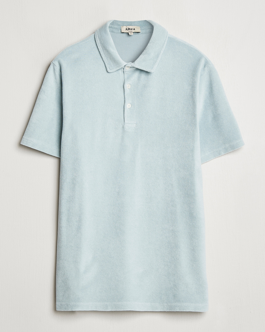 Mies | Pikeet | Altea | Terry Cotton Polo Teal