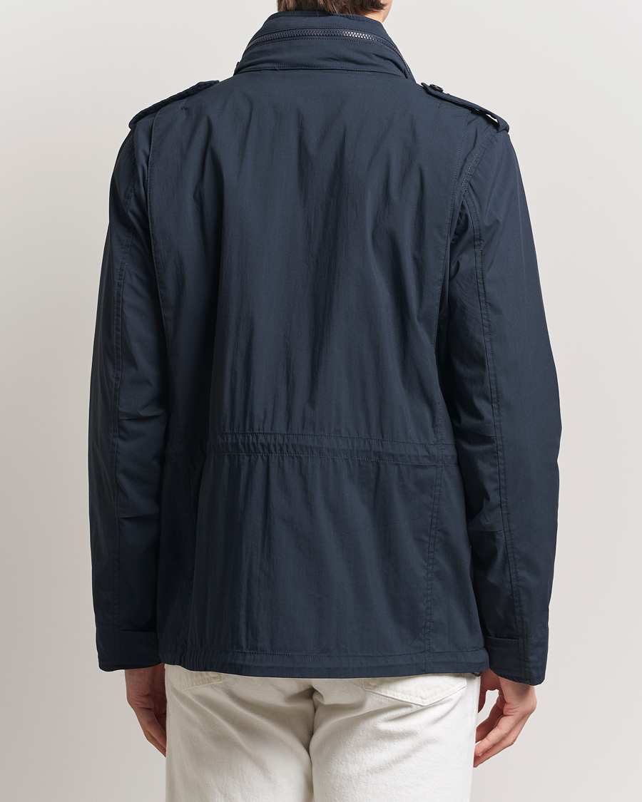 Mies | Takit | Aspesi | Lightweight Cotton Field Jacket Navy