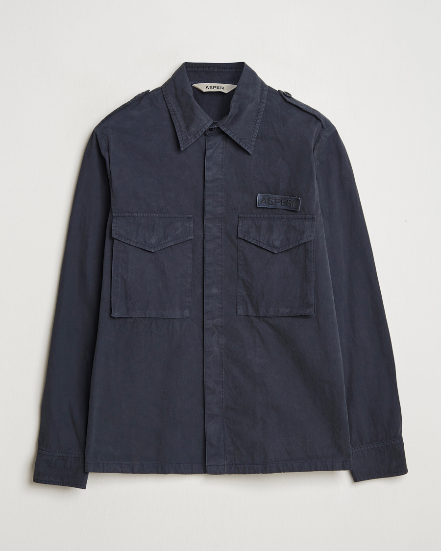 Mies | Takit | Aspesi | Cotton Field Shirt Navy