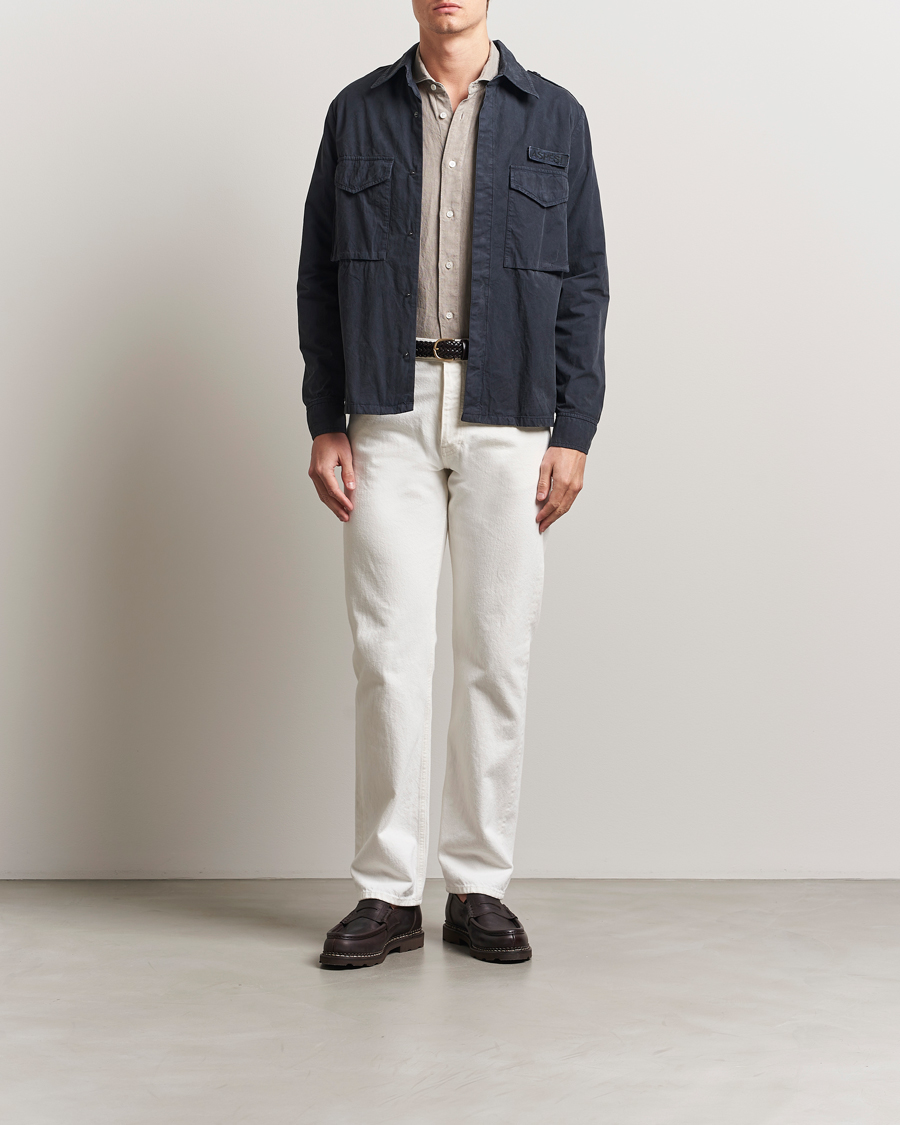 Mies | Takit | Aspesi | Cotton Field Shirt Navy