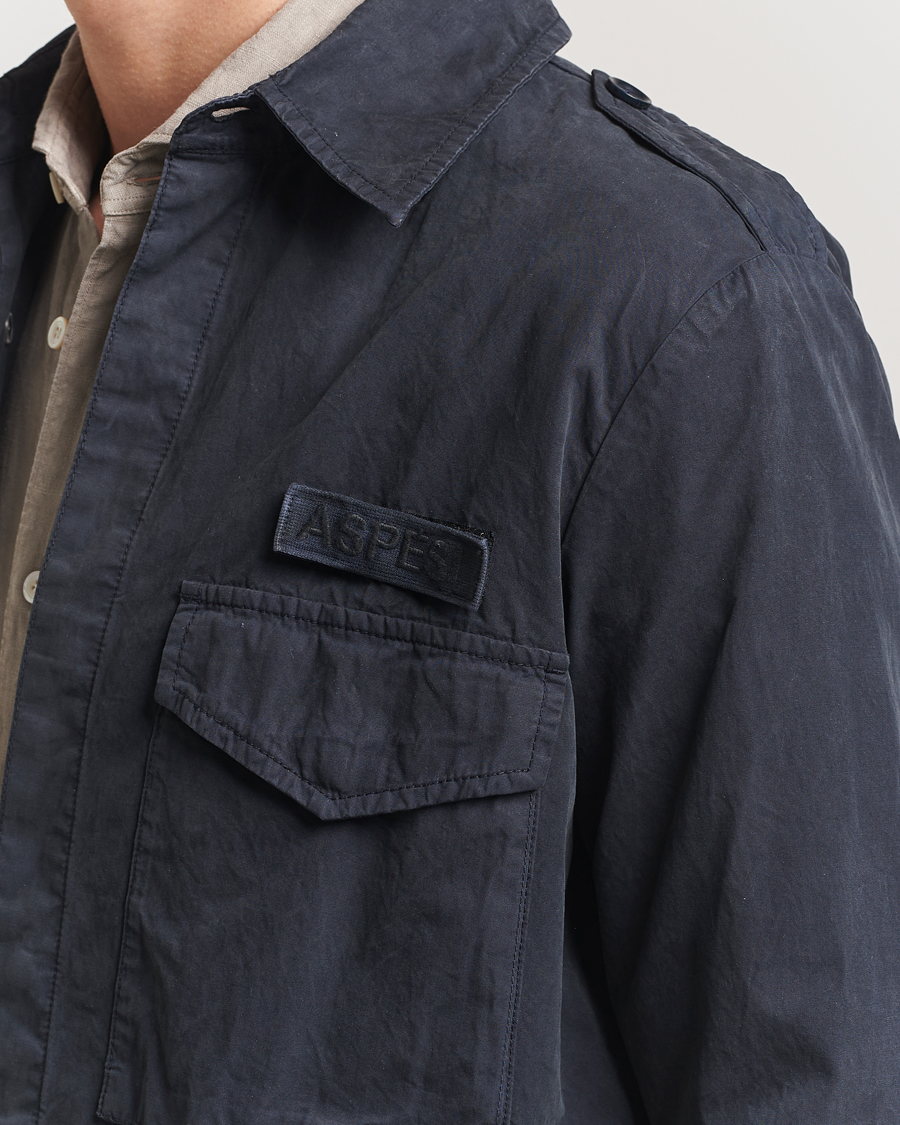 Mies | Takit | Aspesi | Cotton Field Shirt Navy