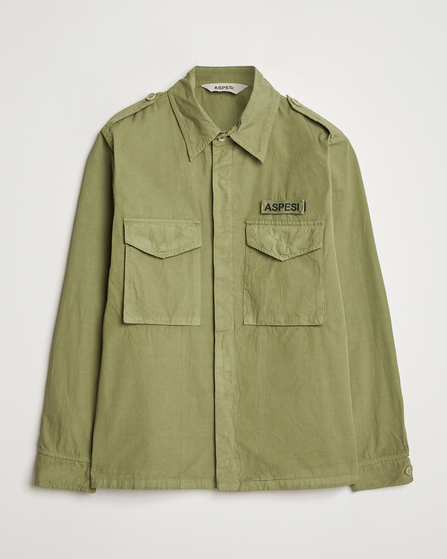 Mies | Takit | Aspesi | Cotton Field Shirt Military
