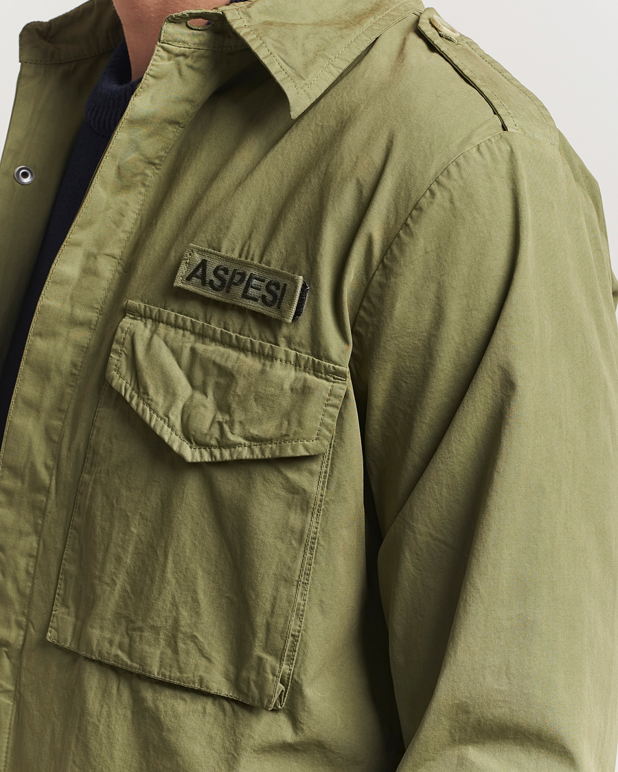 Mies | Takit | Aspesi | Cotton Field Shirt Military