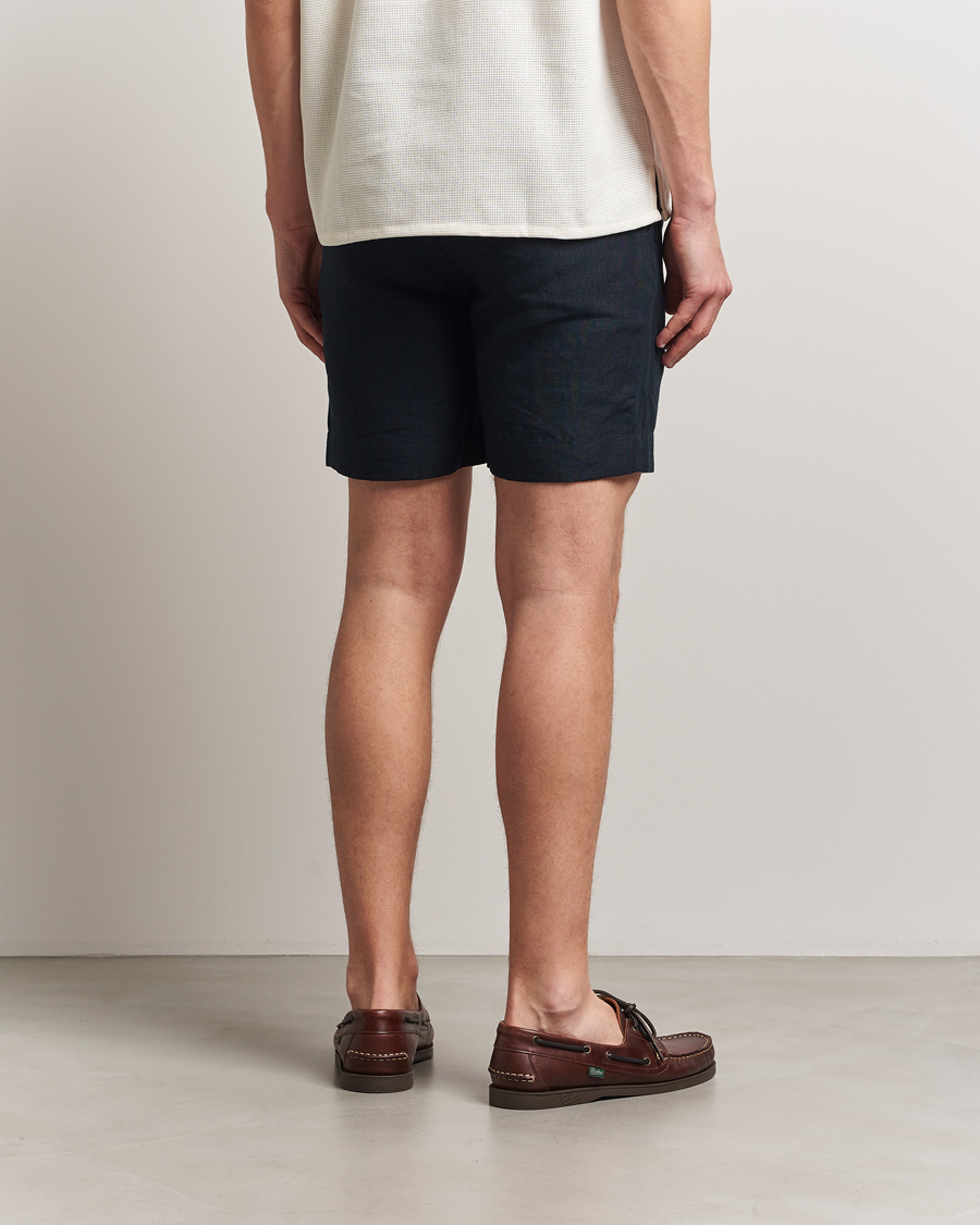 Mies | Shortsit | Peregrine | Grange Linen Shorts Navy