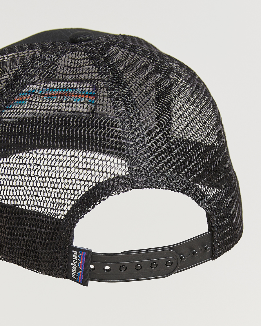 Mies | Patagonia P-6 Logo Trucker Hat Black | Patagonia | P-6 Logo Trucker Hat Black