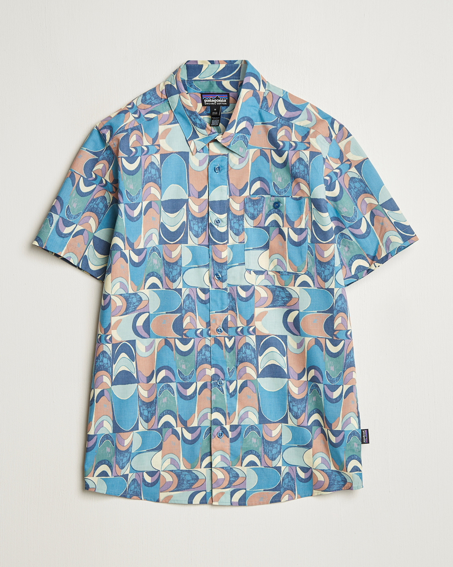 Mies | Kauluspaidat | Patagonia | Go To Short Sleeve Shirt Still Blue